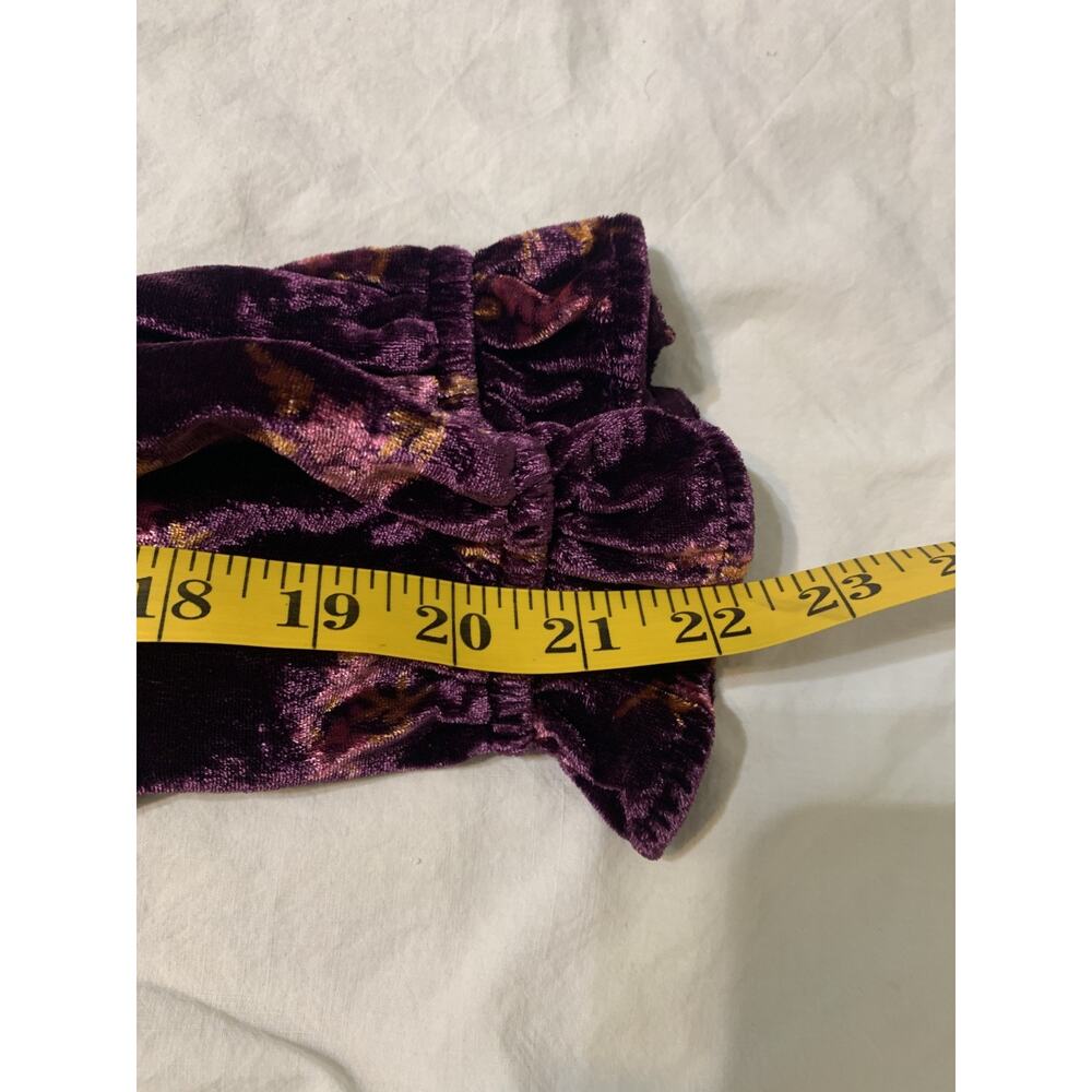 Anthropologie Pilcro Women's Size M The Keira Velvet Button Up Shirt Long Sleeve - Picture 6 of 11